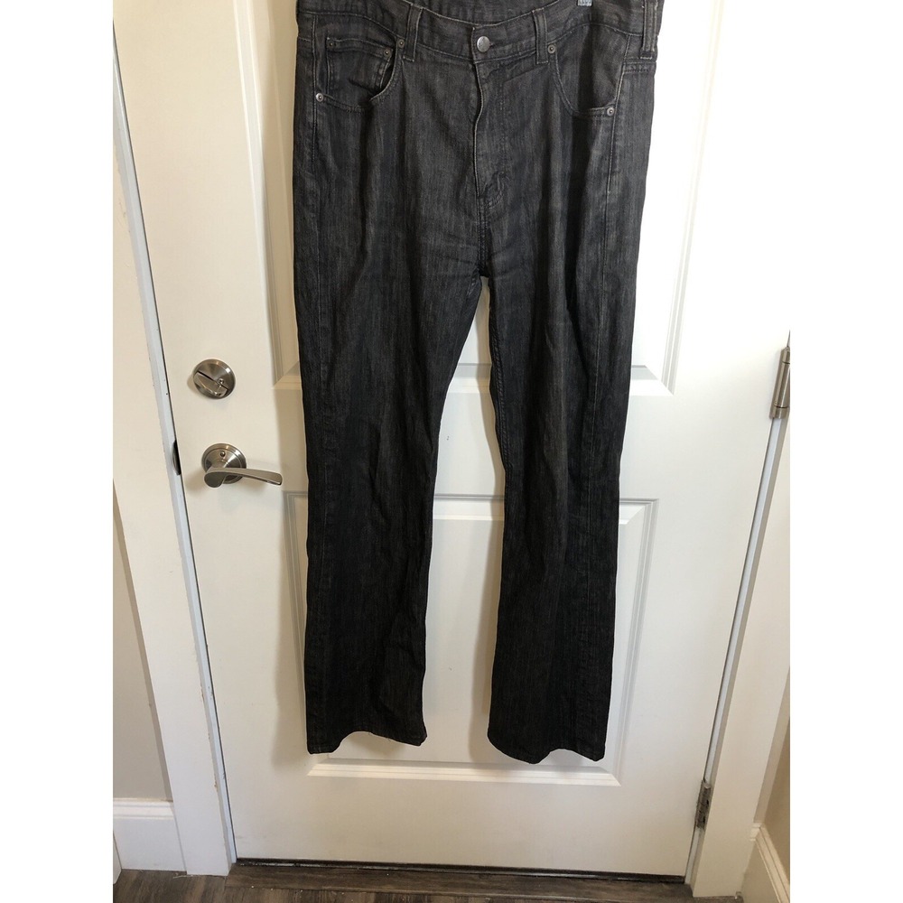 J.‎ Peterman Jeans Men's 36 Black Straight Stretch Casual Career City